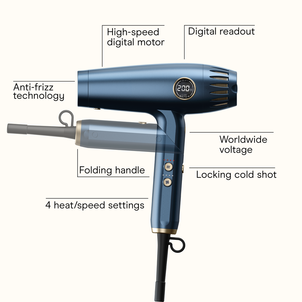 Frizz-Free Digital Hair Dryer