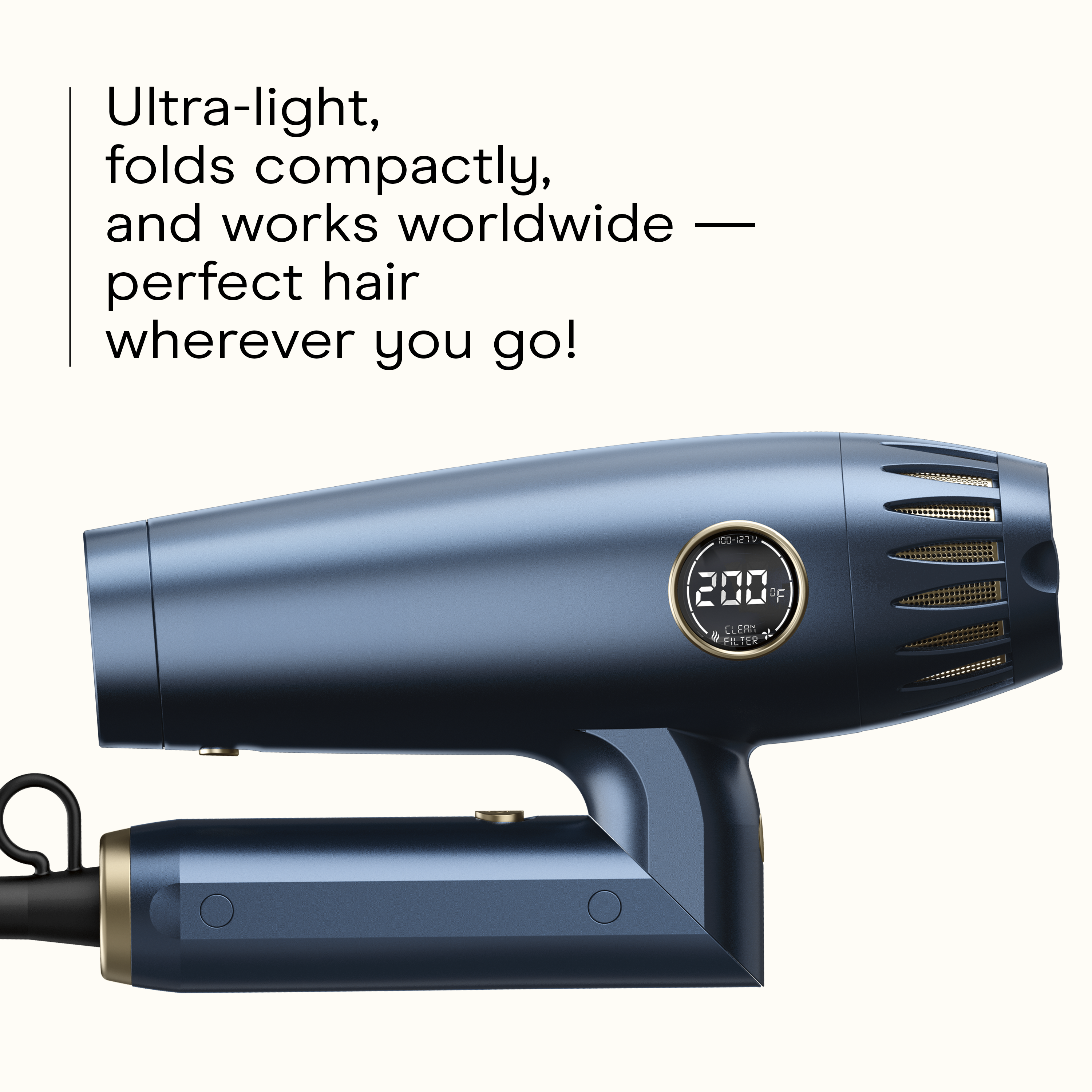 Frizz-Free Digital Hair Dryer