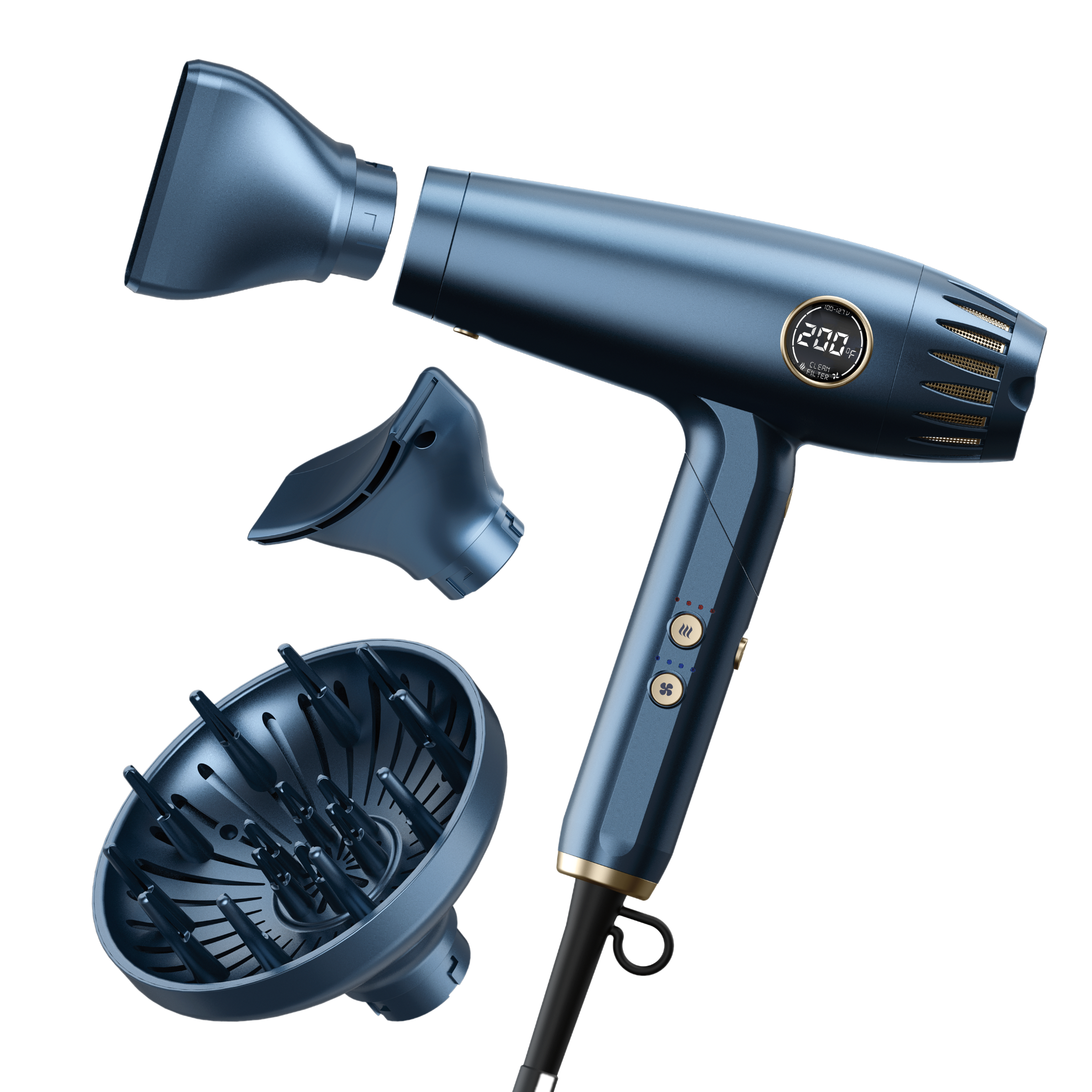 Frizz-Free Digital Hair Dryer