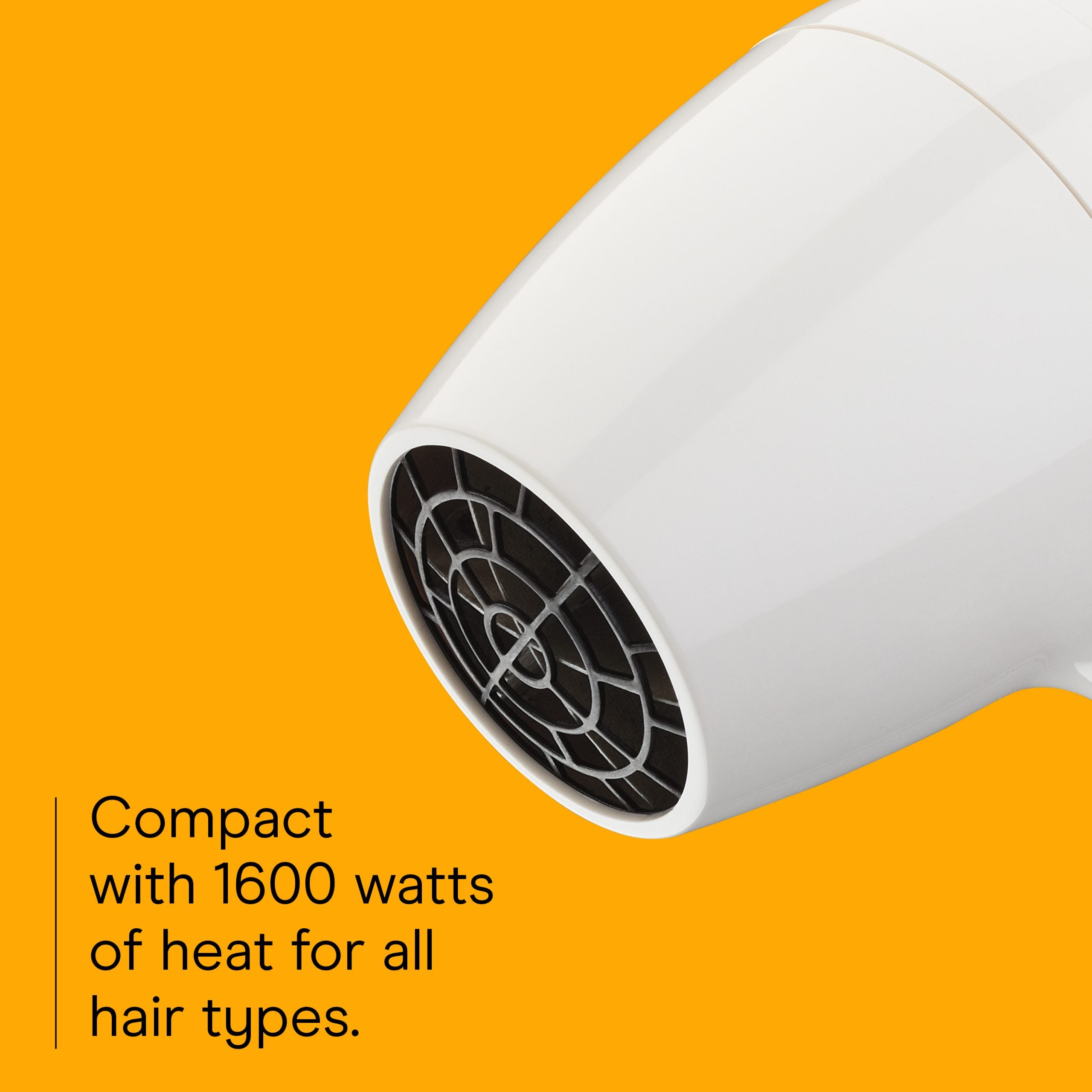 Wall-Mount Hair Dryer with LED Night Light