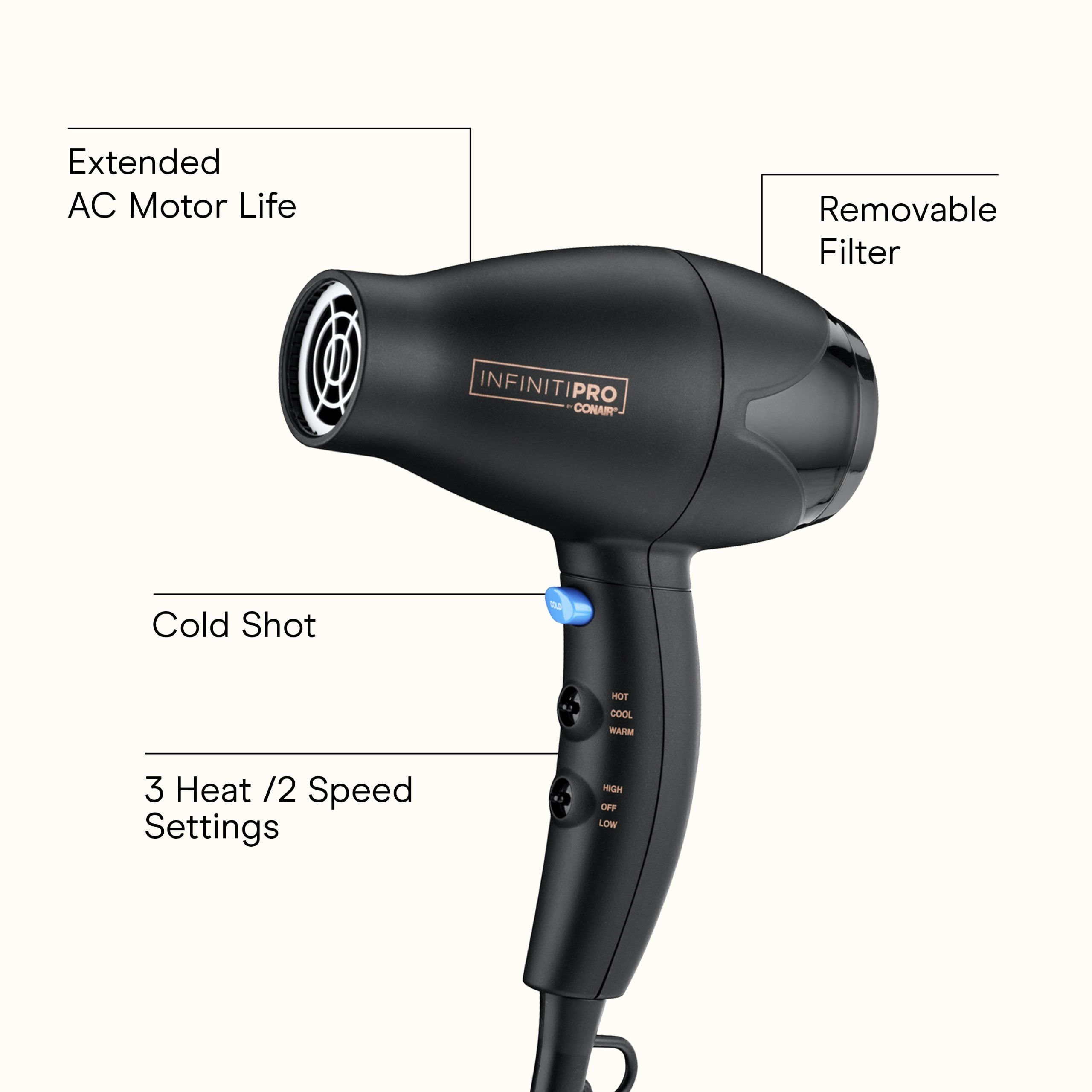INFINITI PRO CONAIR&trade; Mighty Mini Dryer
