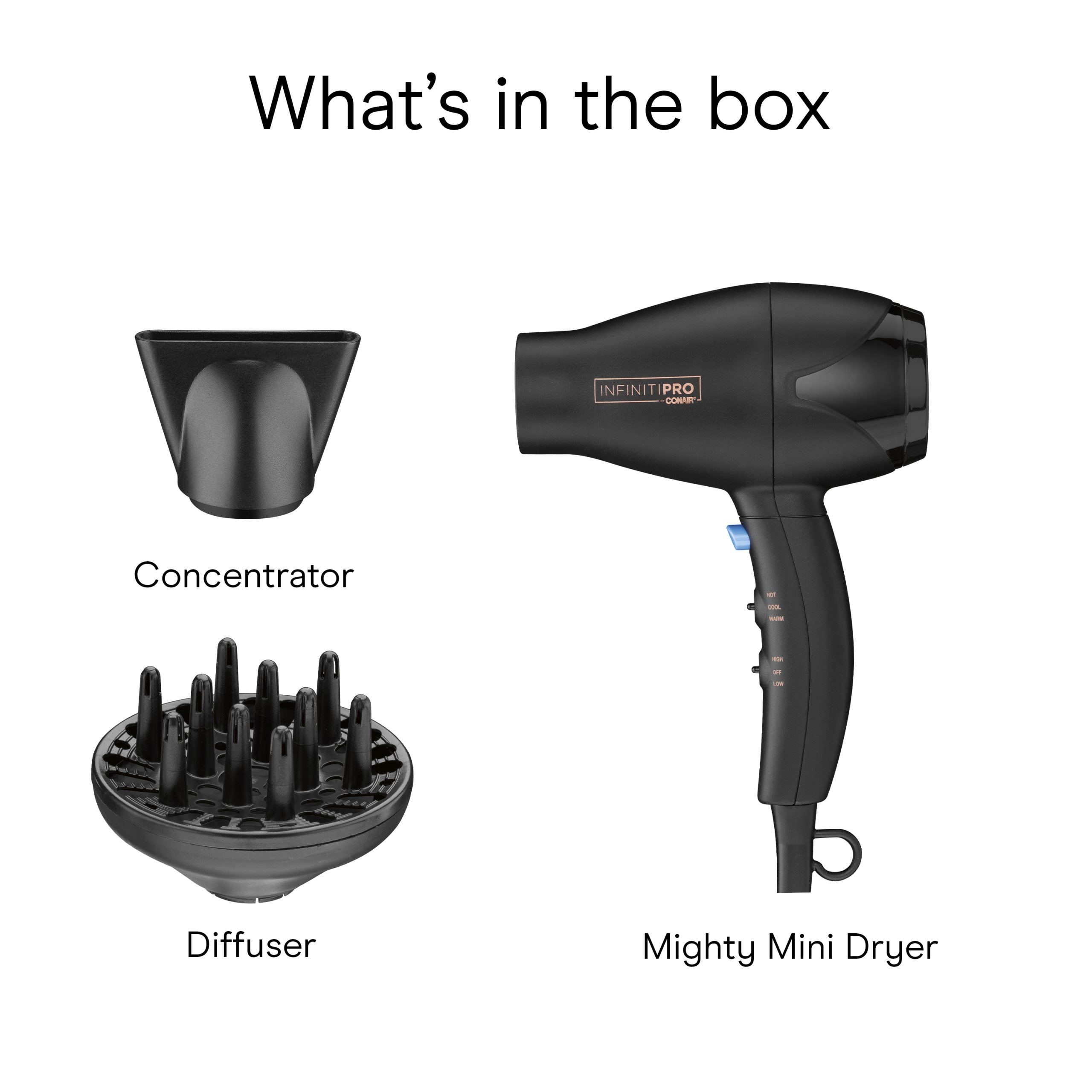 INFINITI PRO CONAIR&trade; Mighty Mini Dryer