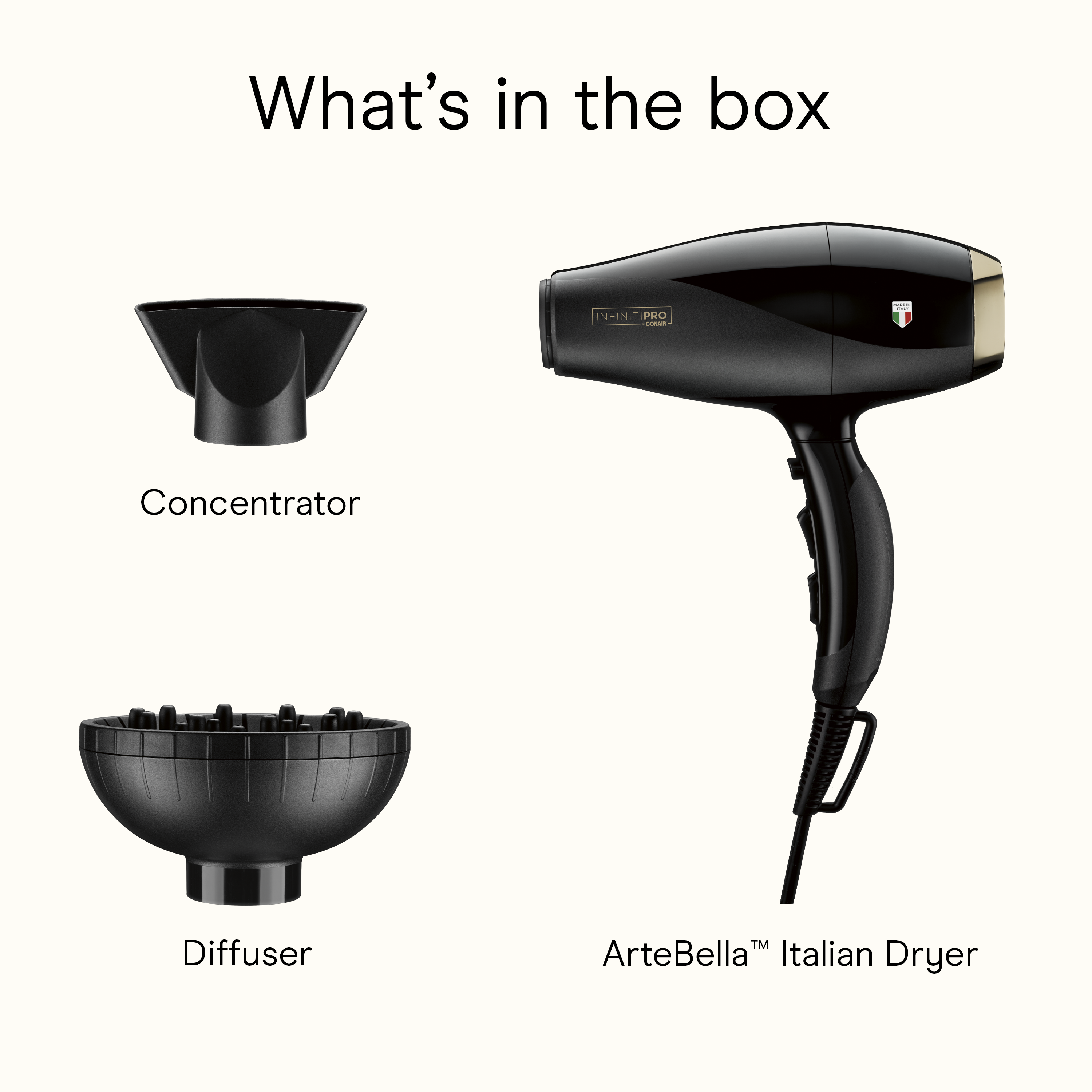 Italian Performance ArteBella&trade; Hair Dryer