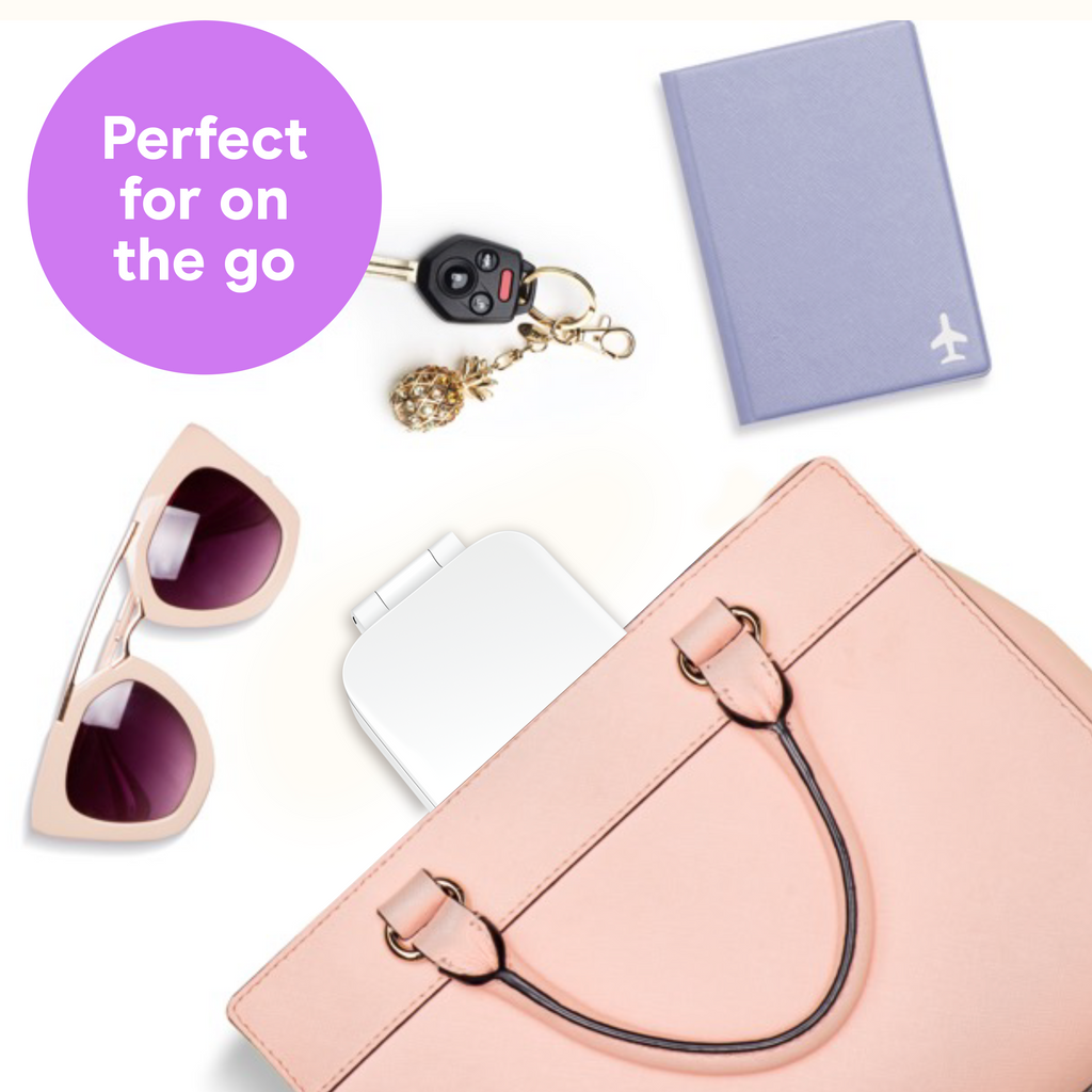 LED-Lighted Compact Mirror