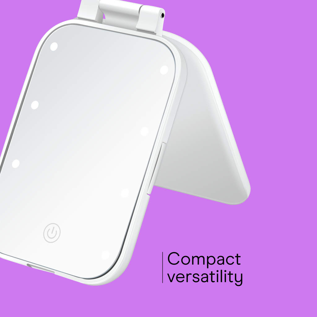 LED-Lighted Compact Mirror