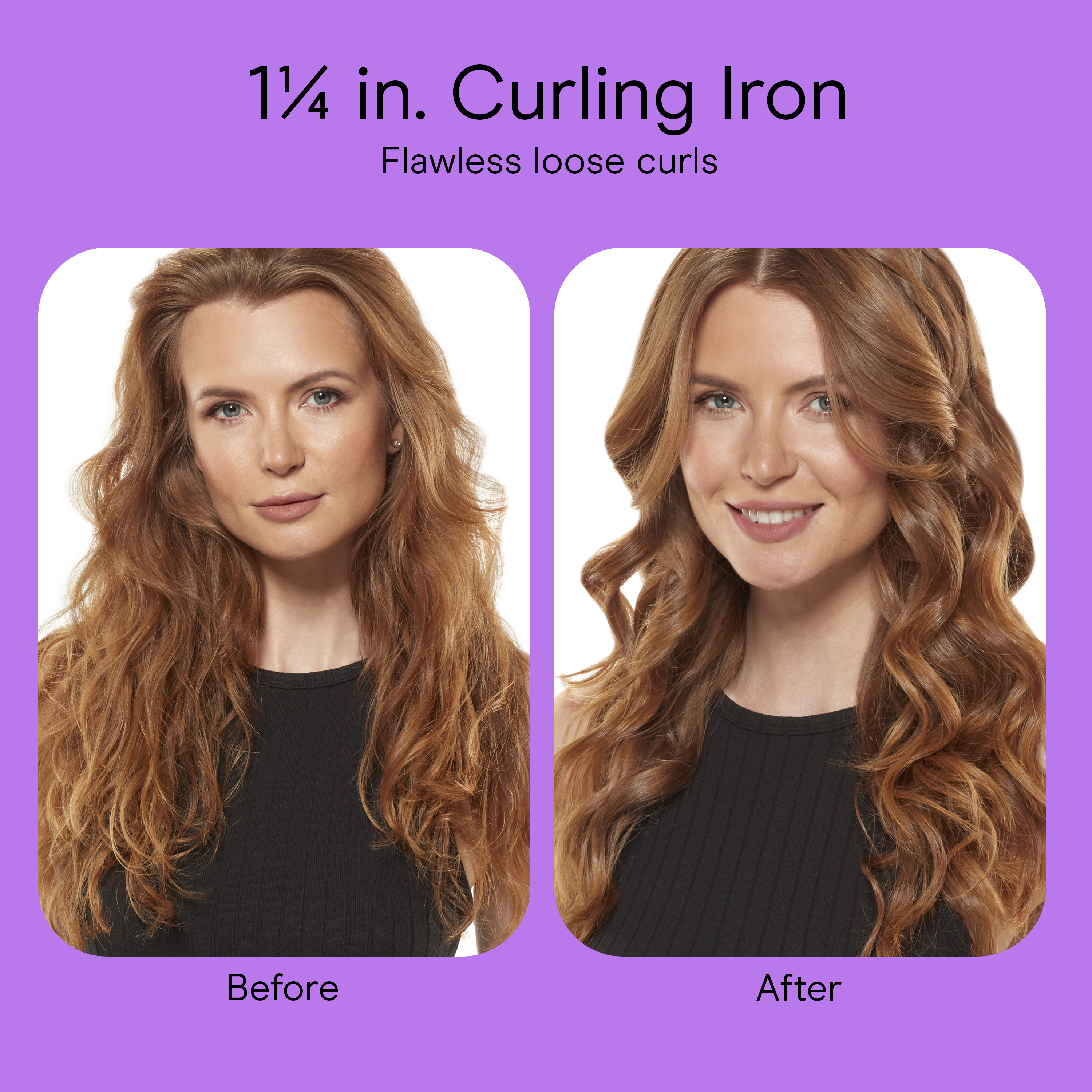 1&frac14;" Tourmaline Ceramic Curling Iron