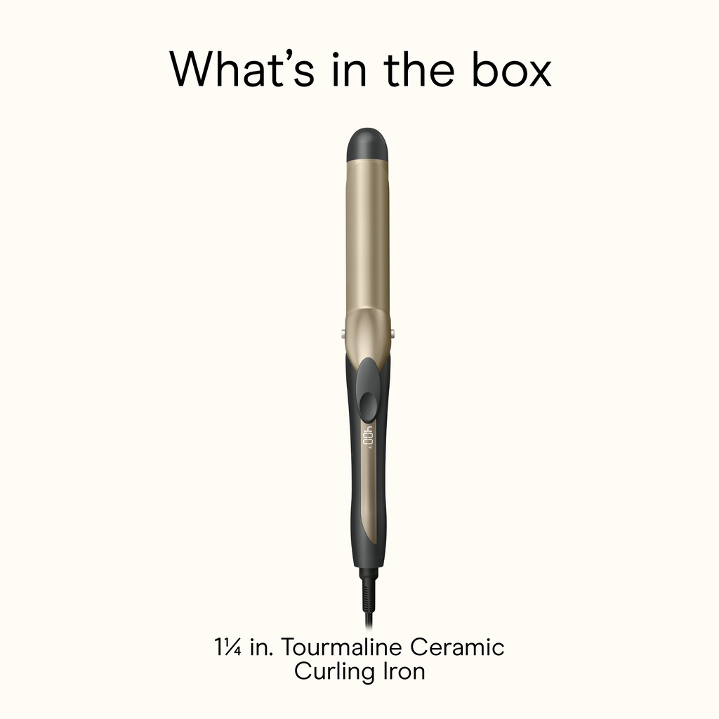 1&frac14;" Tourmaline Ceramic Curling Iron