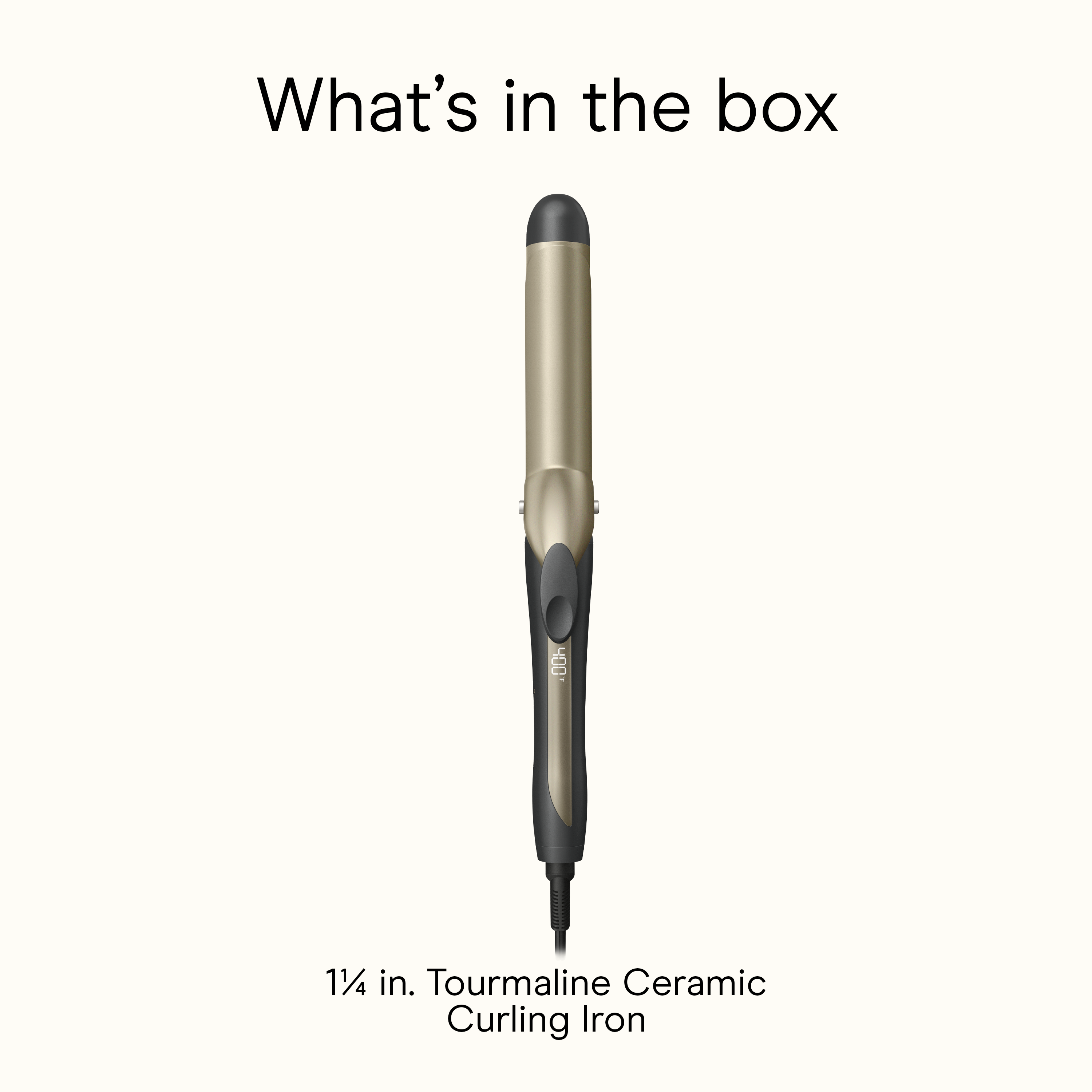 1&frac14;" Tourmaline Ceramic Curling Iron