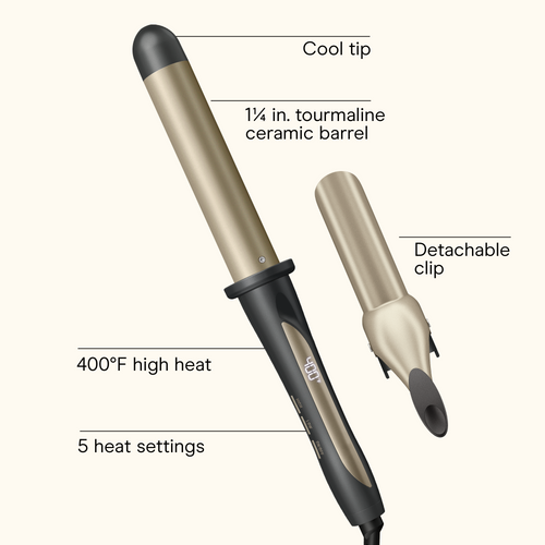1&frac14;" Tourmaline Ceramic Curling Wand