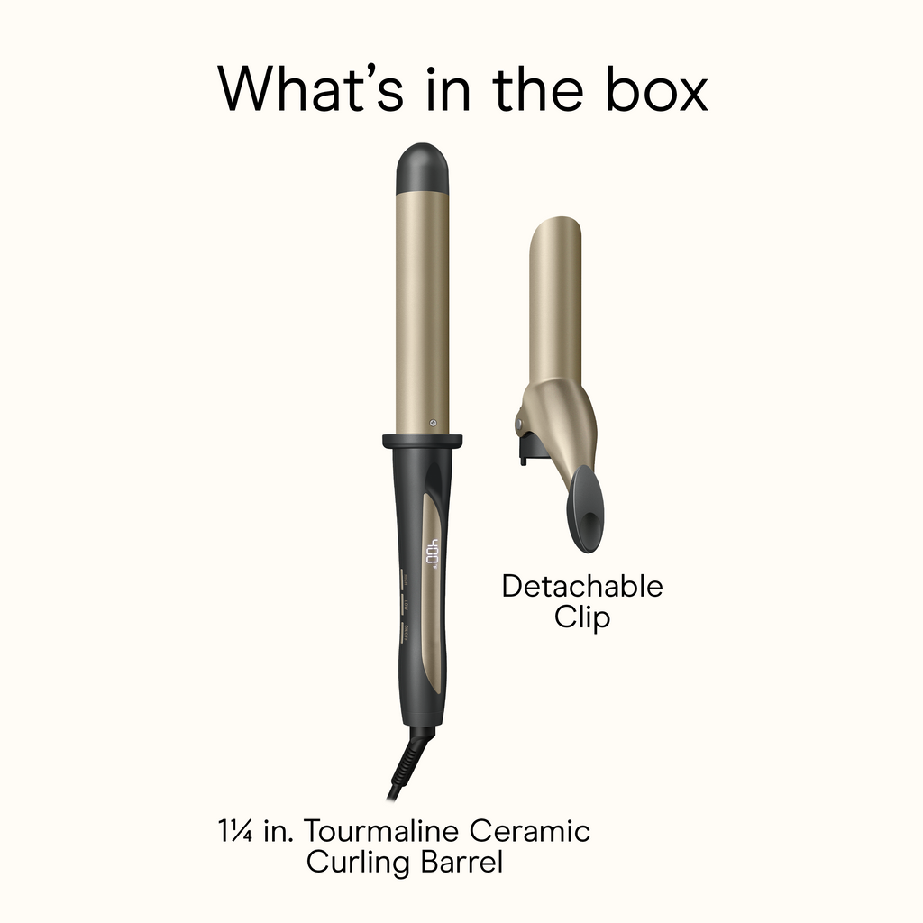 1&frac14;" Tourmaline Ceramic Curling Wand