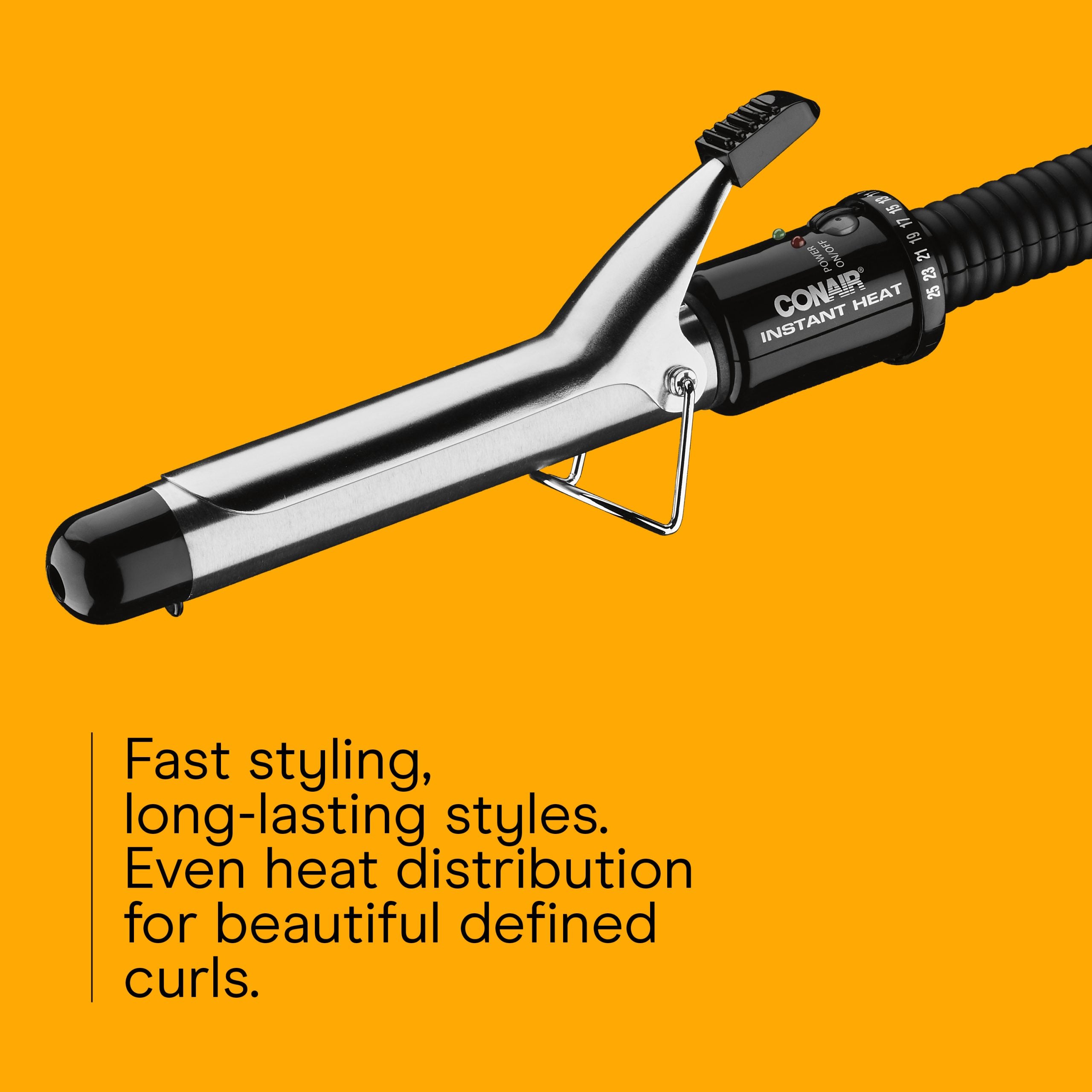 Instant Heat 1-inch Curling Iron
