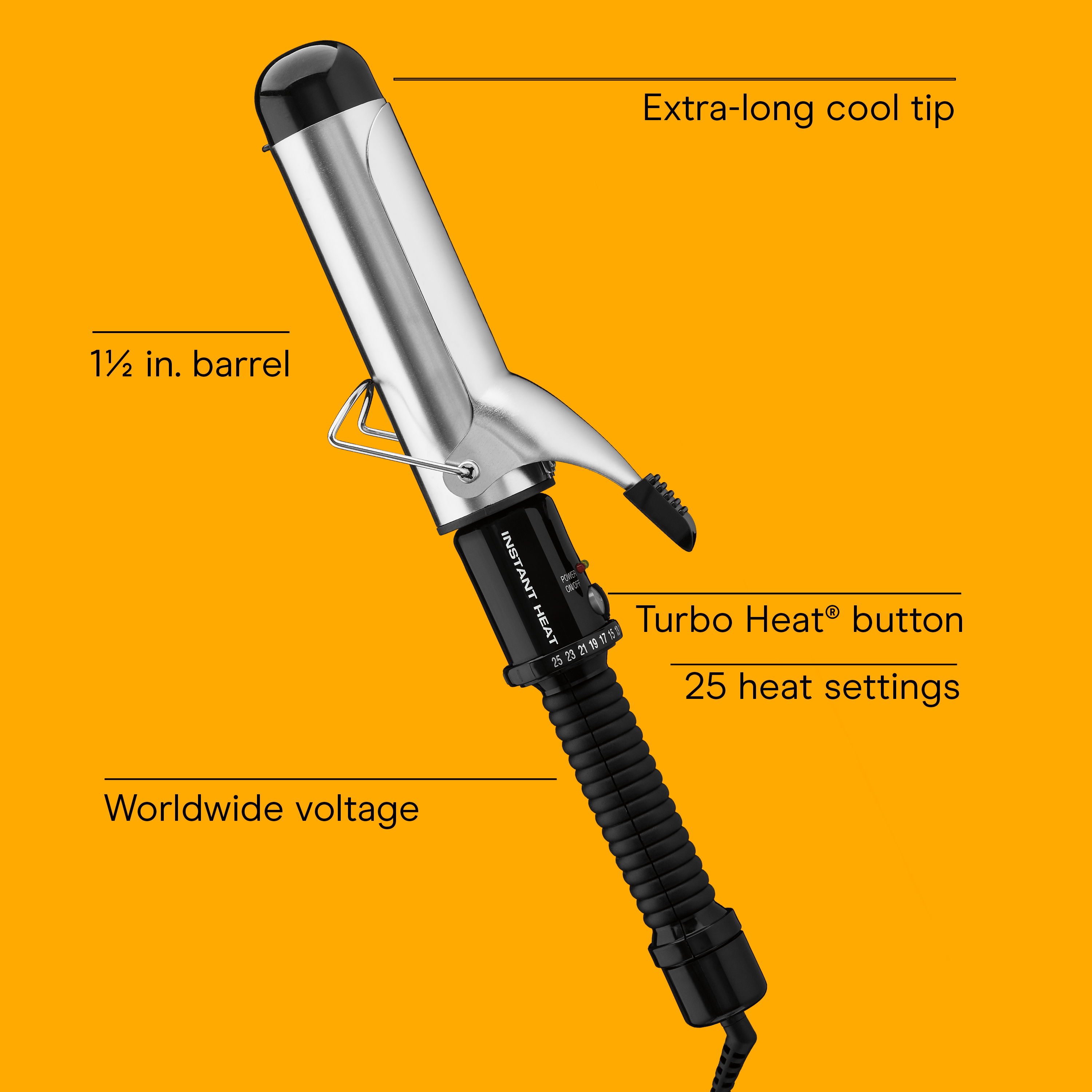 Conair® Instant Heat 1&frac12;" Curling Iron