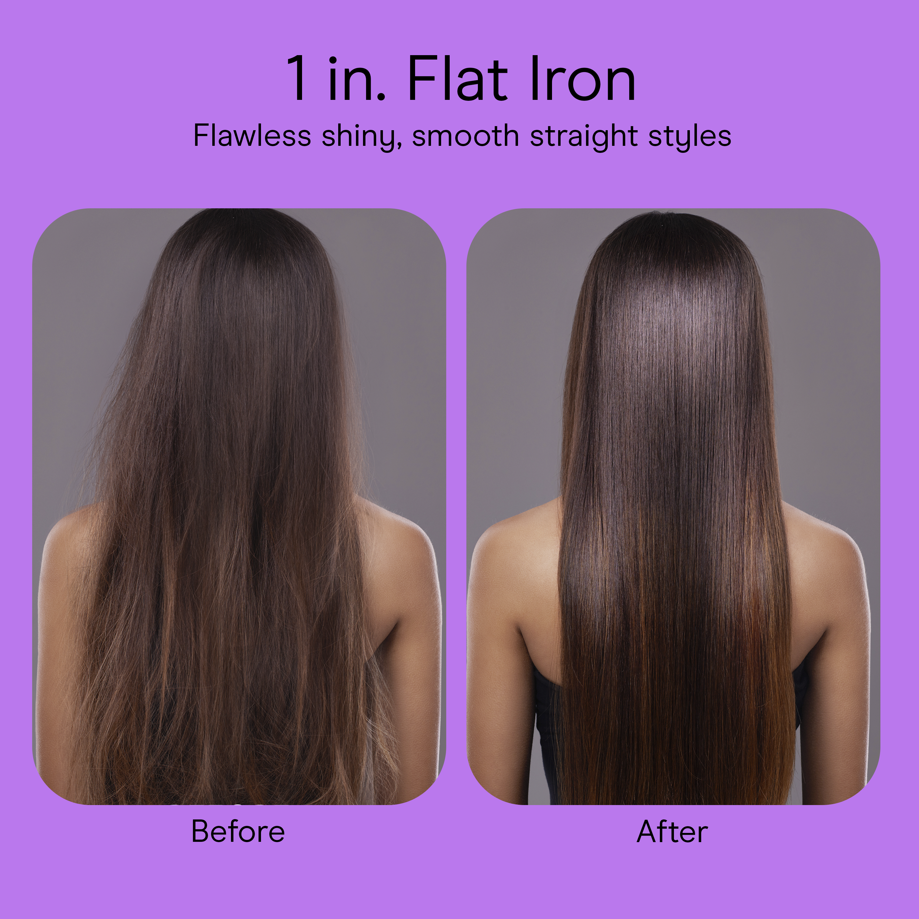 1" Tourmaline Ceramic Flat Iron