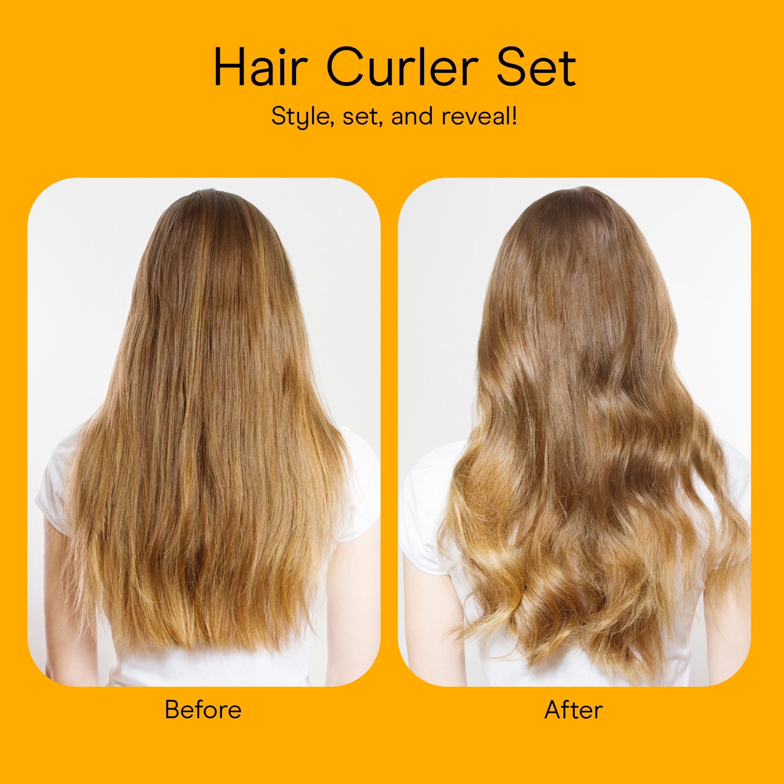 2-in-1 Heat &amp; Heatless Hair Curler Set