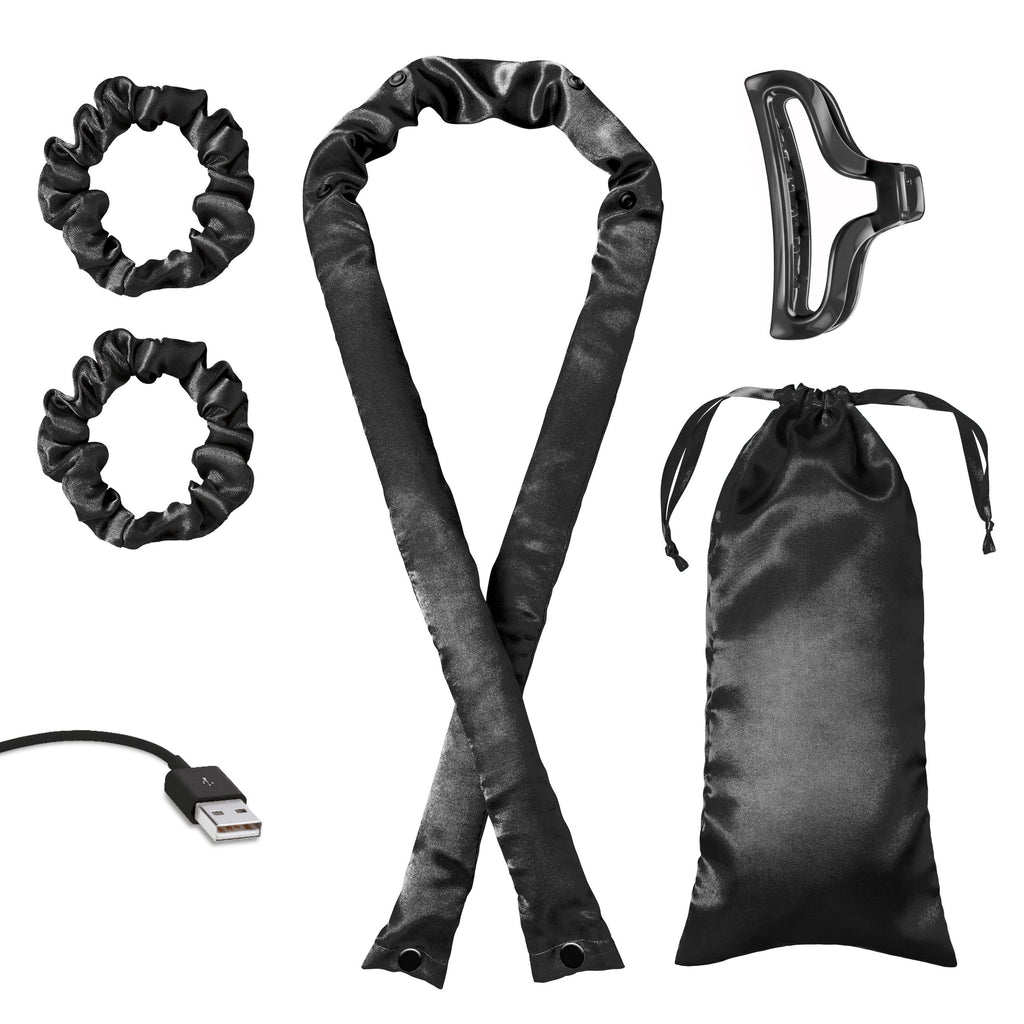 2-in-1 Heat &amp; Heatless Hair Curler Set