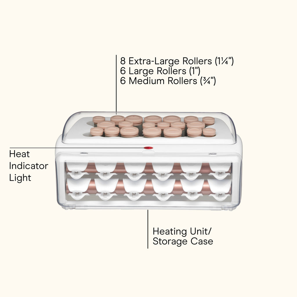 Ceramic Flocked Hot Rollers