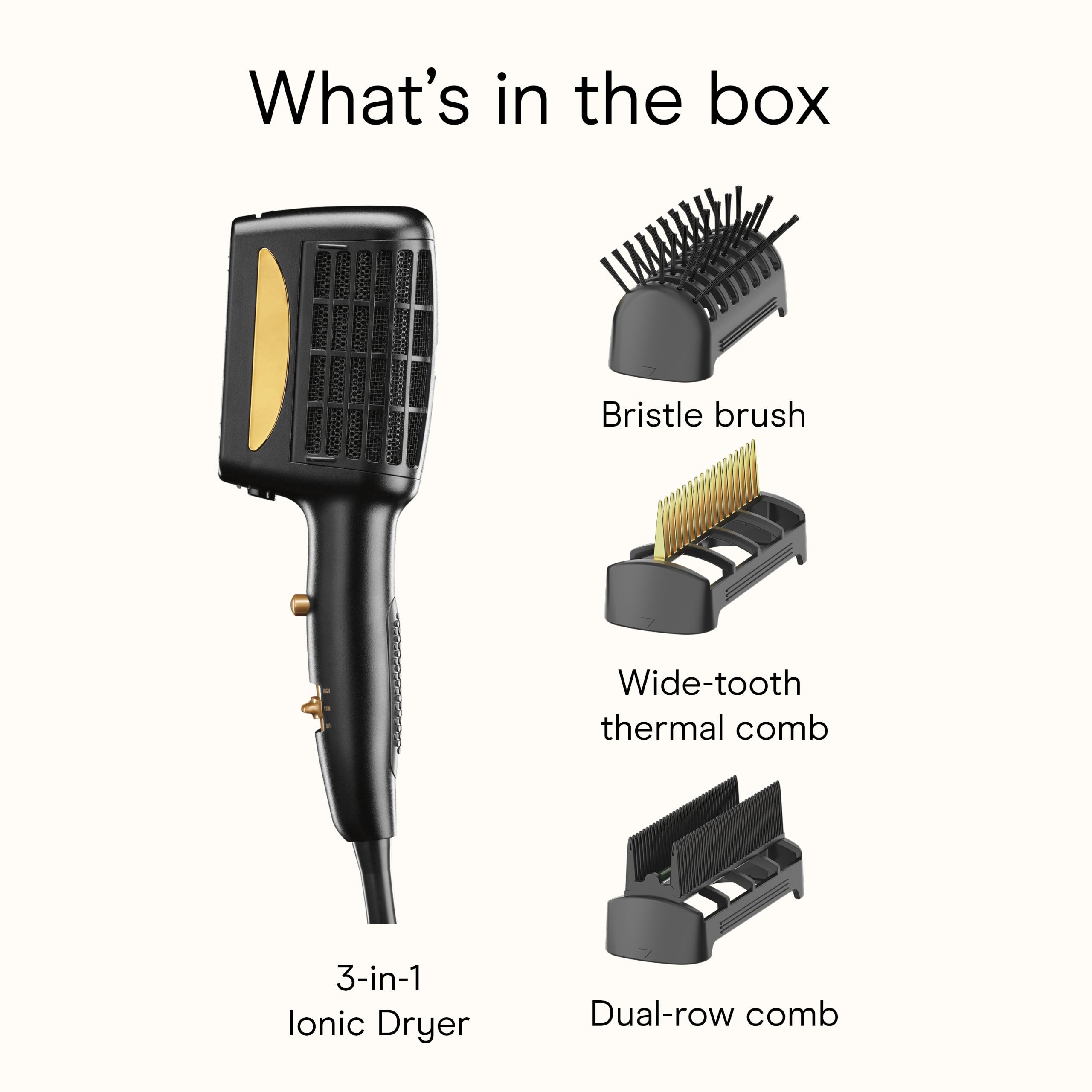 3-in-1 Styler Hair Dryer