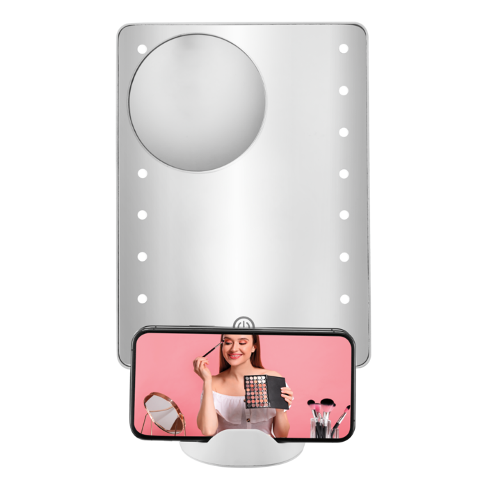 LED Hollywood Lighted Social Media Mirror