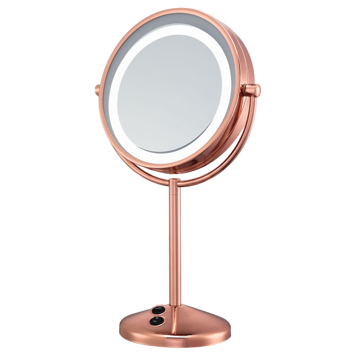 Reflections 1x/10x LED Rose Gold Makeup Mirror